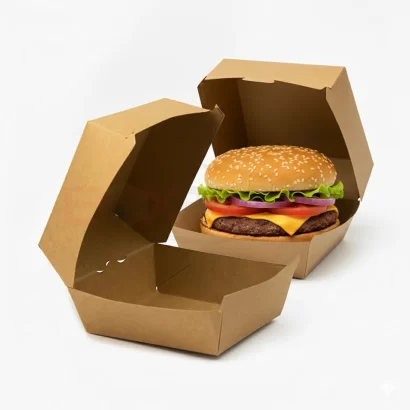 Kraft Burger Box (Brown)